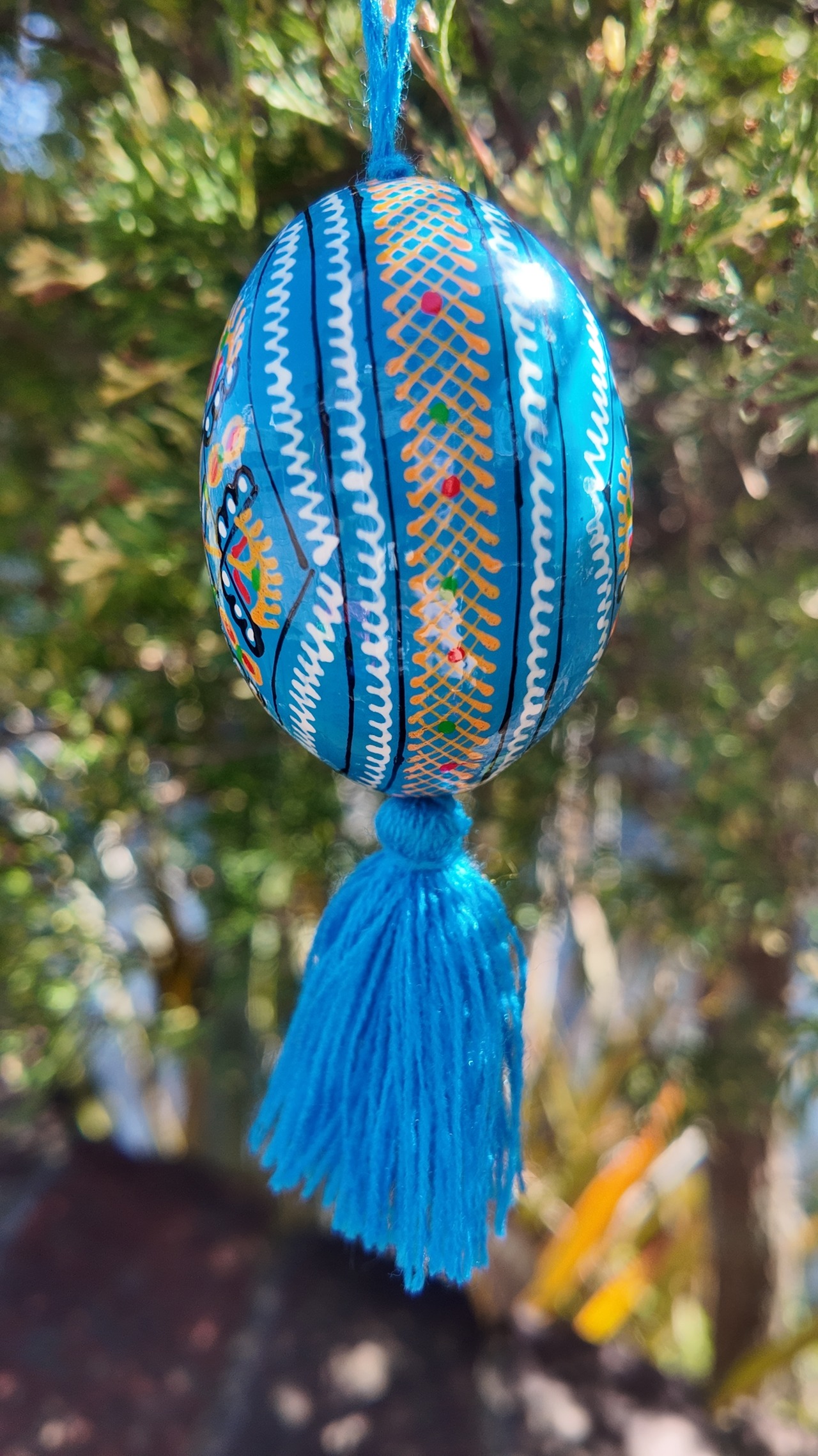 装飾用木製プィサンカ現代的なフツル様式（イースターエッグ）　 - 5