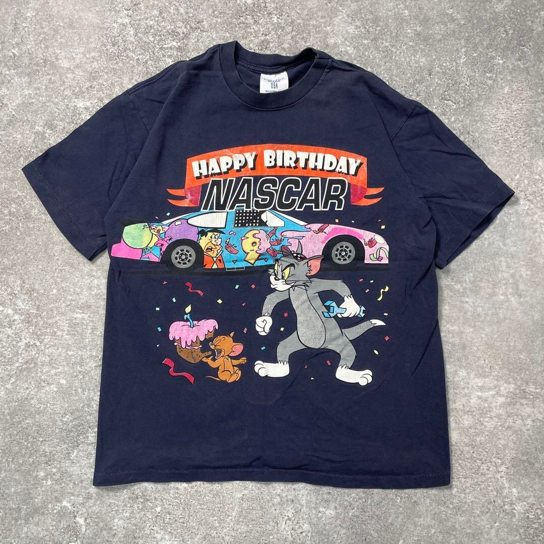 90s USA製 Nascar トムとジェリー vintage Tシャツ