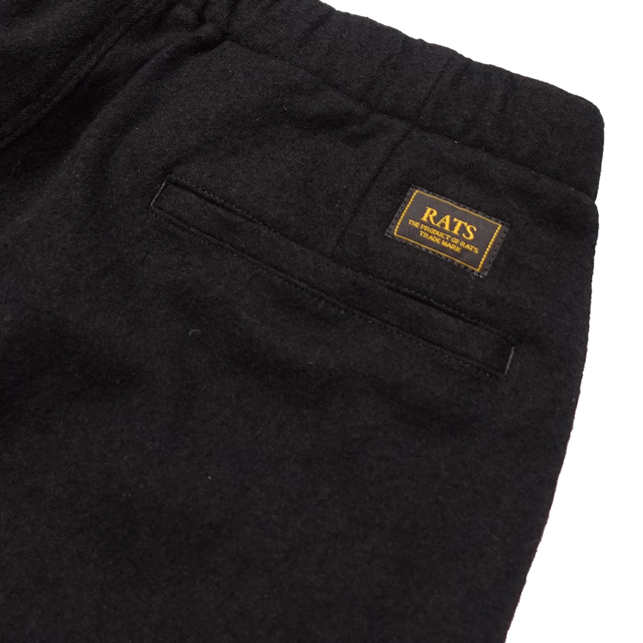ウールイージーパンツ / RATS(ラッツ) / WOOL EASY PANTS(BLACK)(23'RP