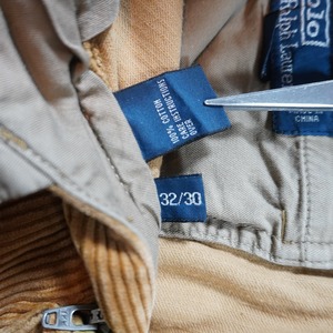 Polo by Ralph Lauren corduroy pants PRESTON W32L30 古着