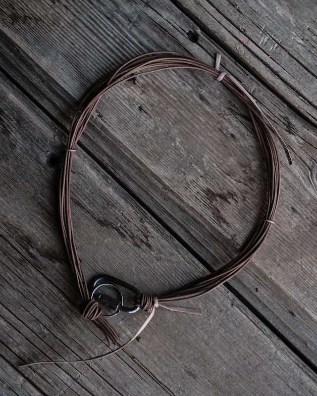 革束ネックレス　sasaki yuichi