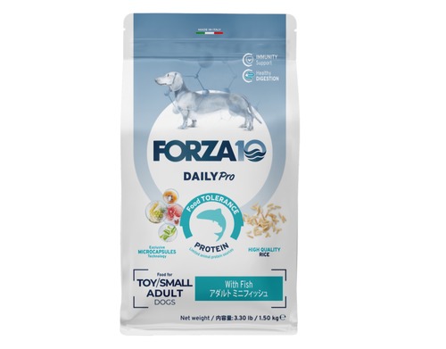 FORZA10 デイリープロ アダルトミニ 小粒 フィッシュ 1.5kg 画像