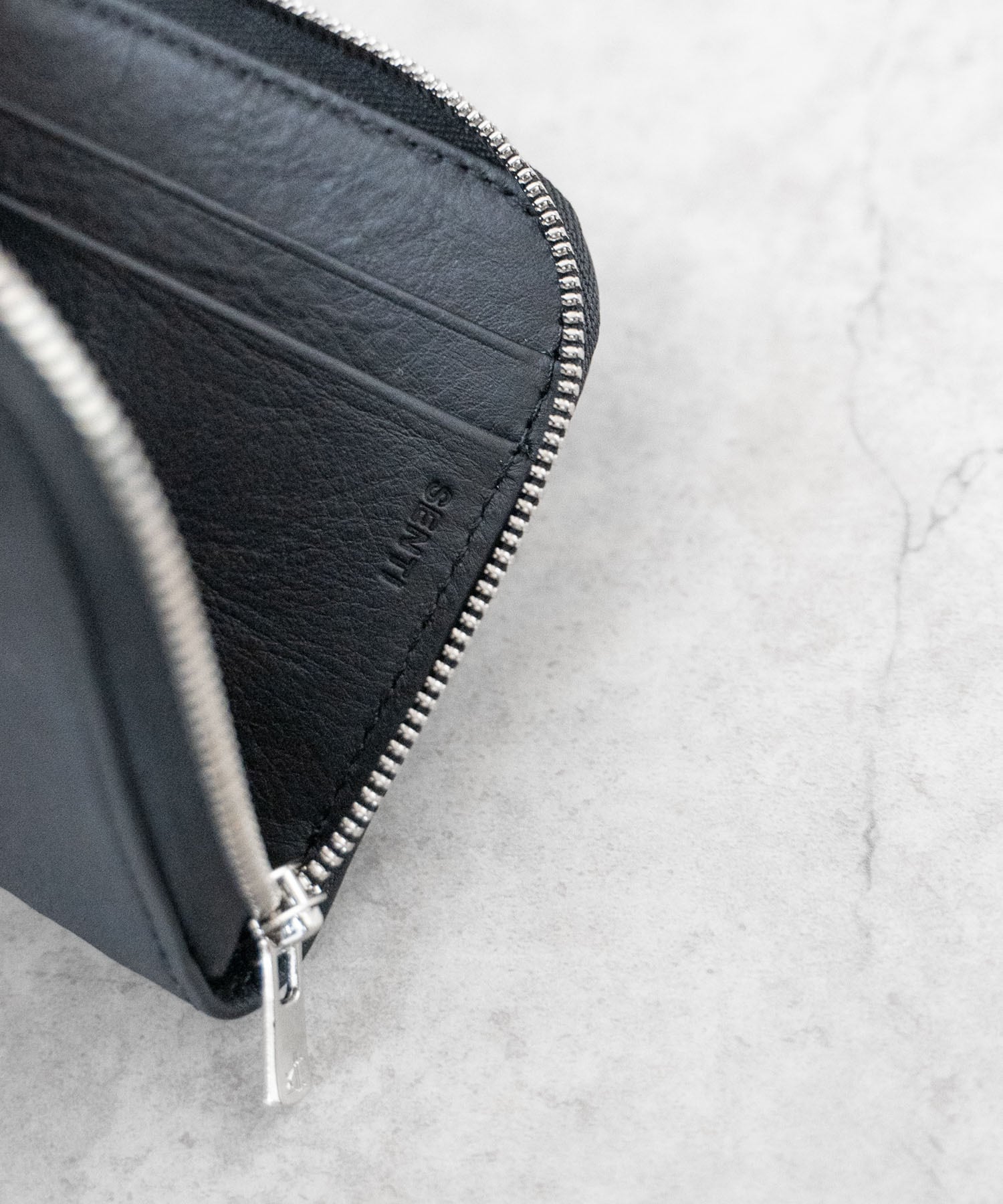 Dyneema Leather COMPACT ZIP WALLET/3038#1/超軽量ダイニーマレザー