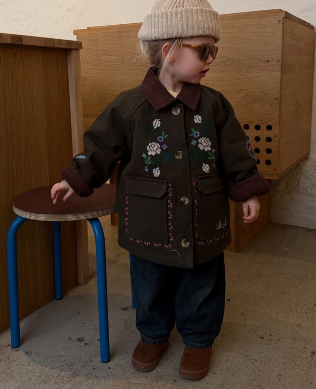 《即納》SISSEL MINI / TUA MINI JACKET - Organic Cotton Green