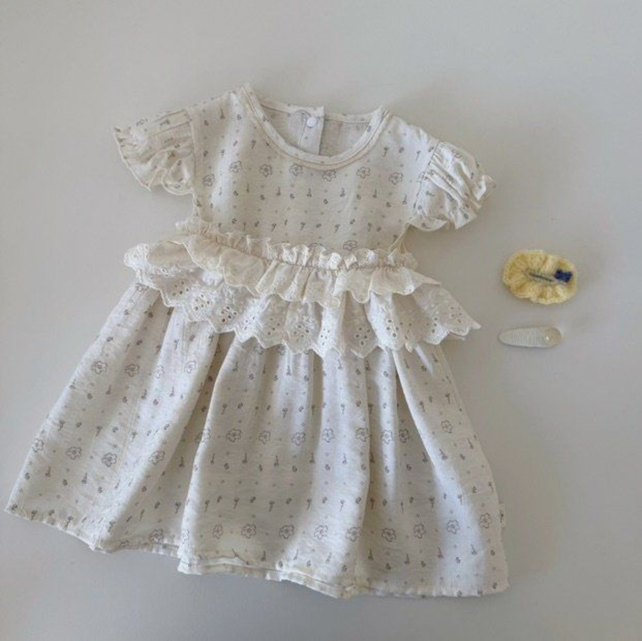 [my daughter] Layered Frill Dress / [마이다럴] 레이어링프릴원피스