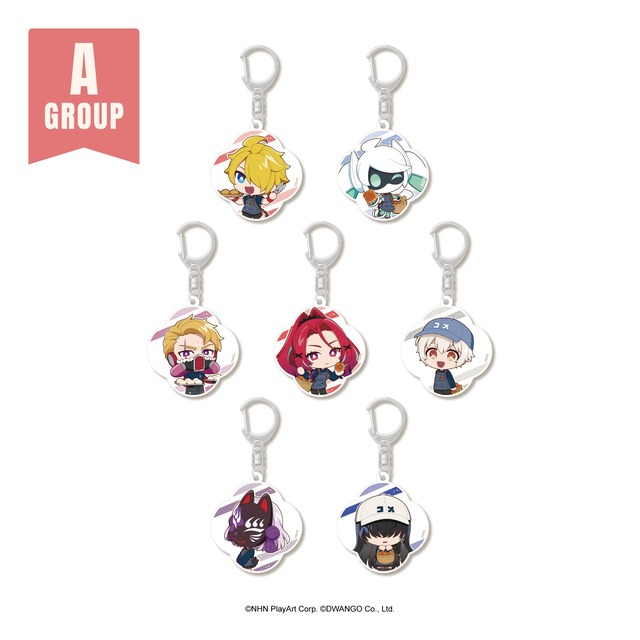 #コンパス 戦闘摂理解析システム × R Baker   トレーディングミニキャラアクリルキーホルダー 【A・B・Cグループ】