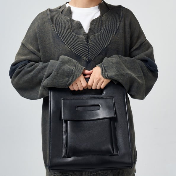 予約販売】ショルダーバッグ ビジネスバッグ 2Way レザー メンズ