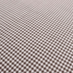 LECIEN ヴィンテージ先染め Yarn Dyed チェック ブラウン ルシアン SK273