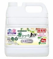 トップ 【業務用 大容量】 香りつづく 抗菌 plus 4キログラム 洗濯洗剤 詰め替え 液体 洗剤 ローズ & フローラルの香り