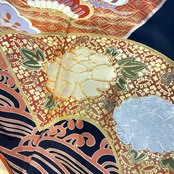 【bomber019】Msize 再構築リバーシブル 着物×ミリタリー中綿ボンバー KIMONO × military BOMBER JACKET