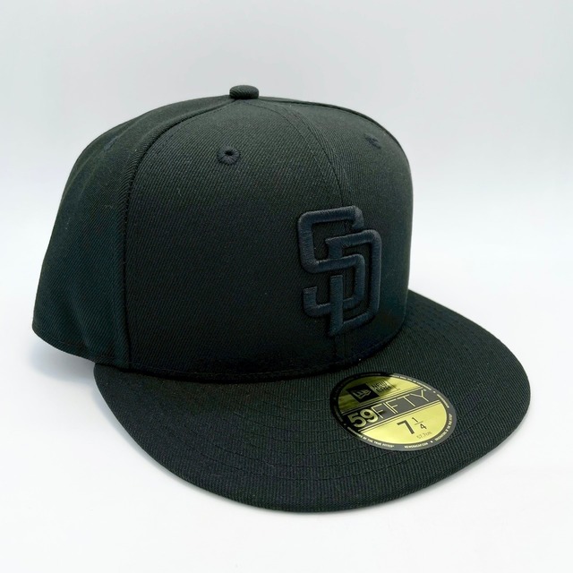 NEW ERA 59FIFTY/5950 San Diego Padres BLK/BLK [サンディエゴ・パドレス 14942684]