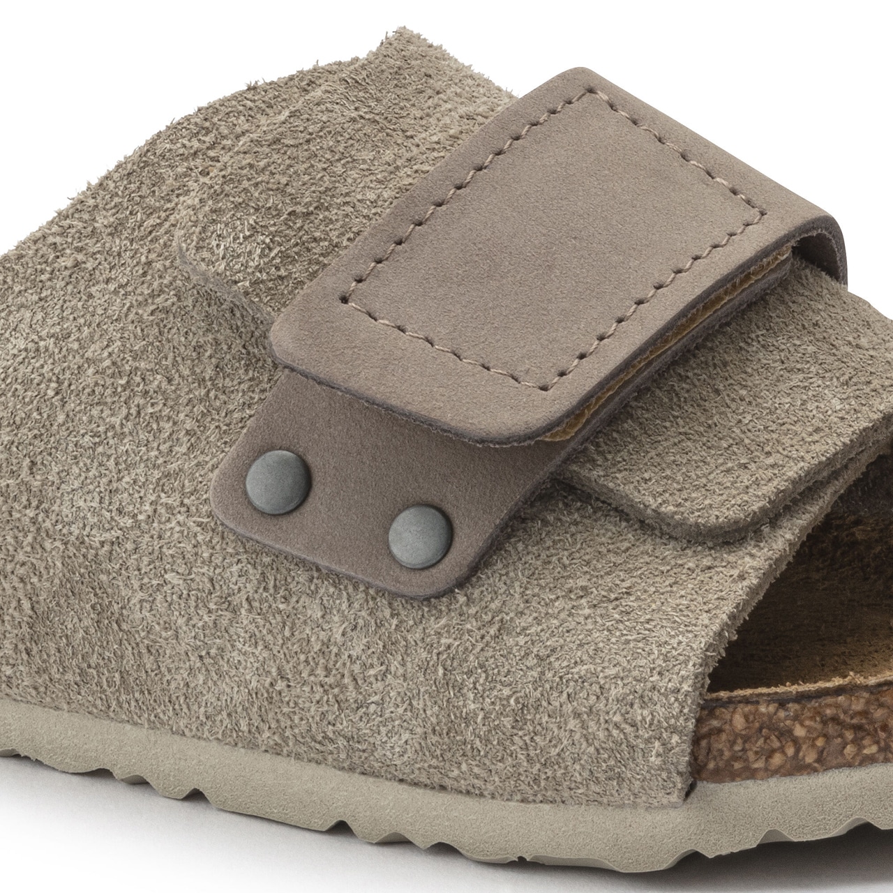 ［BIRKENSTOCK］Kyoto HL／キョウト Kids Suede (26-35)｜Taupe