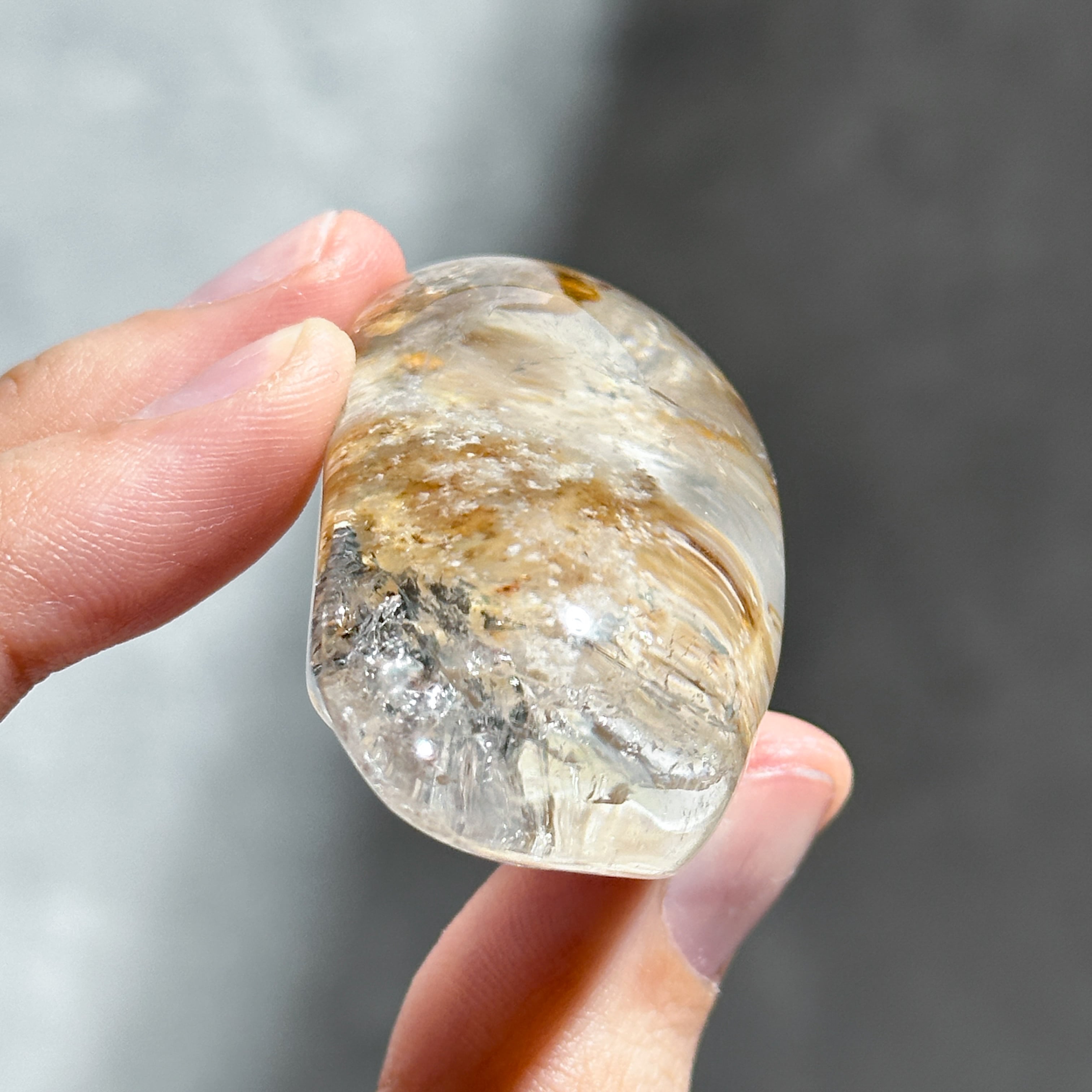 ミナスジェライス産ガーデンクォーツ レンズ32◇ Garden Quartz