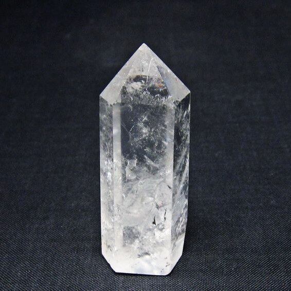 水晶 六角柱 ポイント 置物 一点物 142-10986
