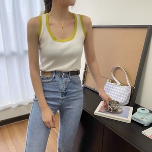 配色タンクトップ　AJ1050-7762