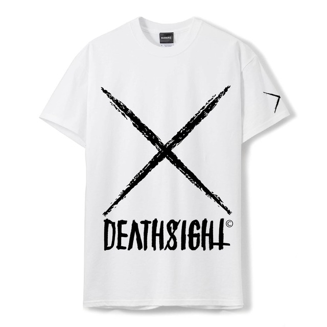 "deathsight" TEES / WHITE - メイン画像