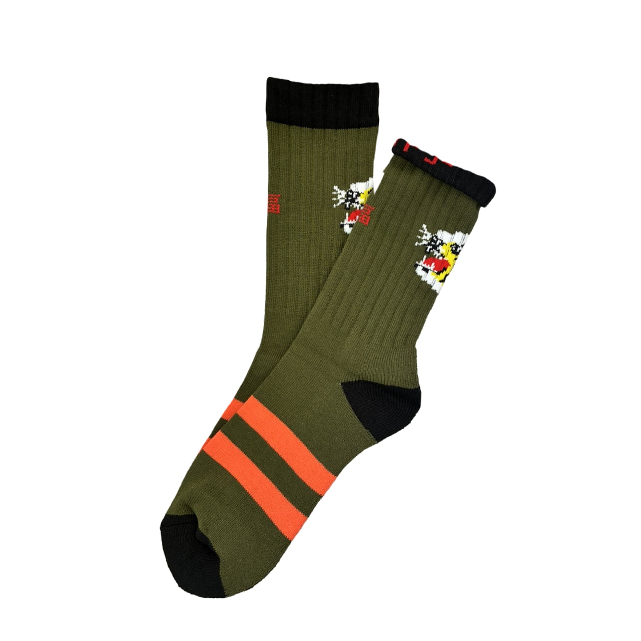 <NEW> "Vietnam Tiger -olive- " Socks
