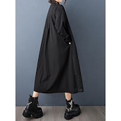 ドット パンチング シャツワンピース  00221