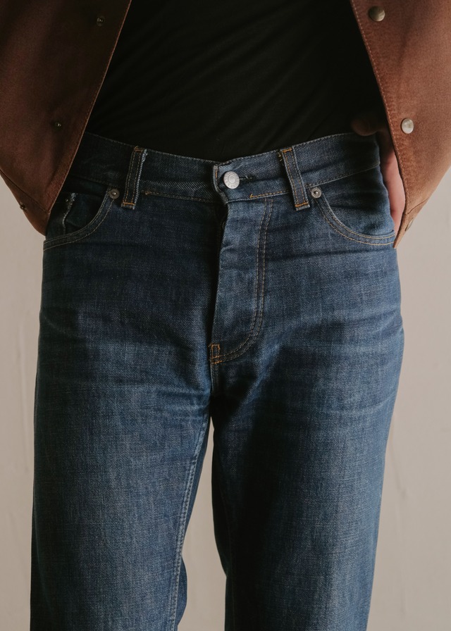 90's HELMUT LANG straight denim trousers