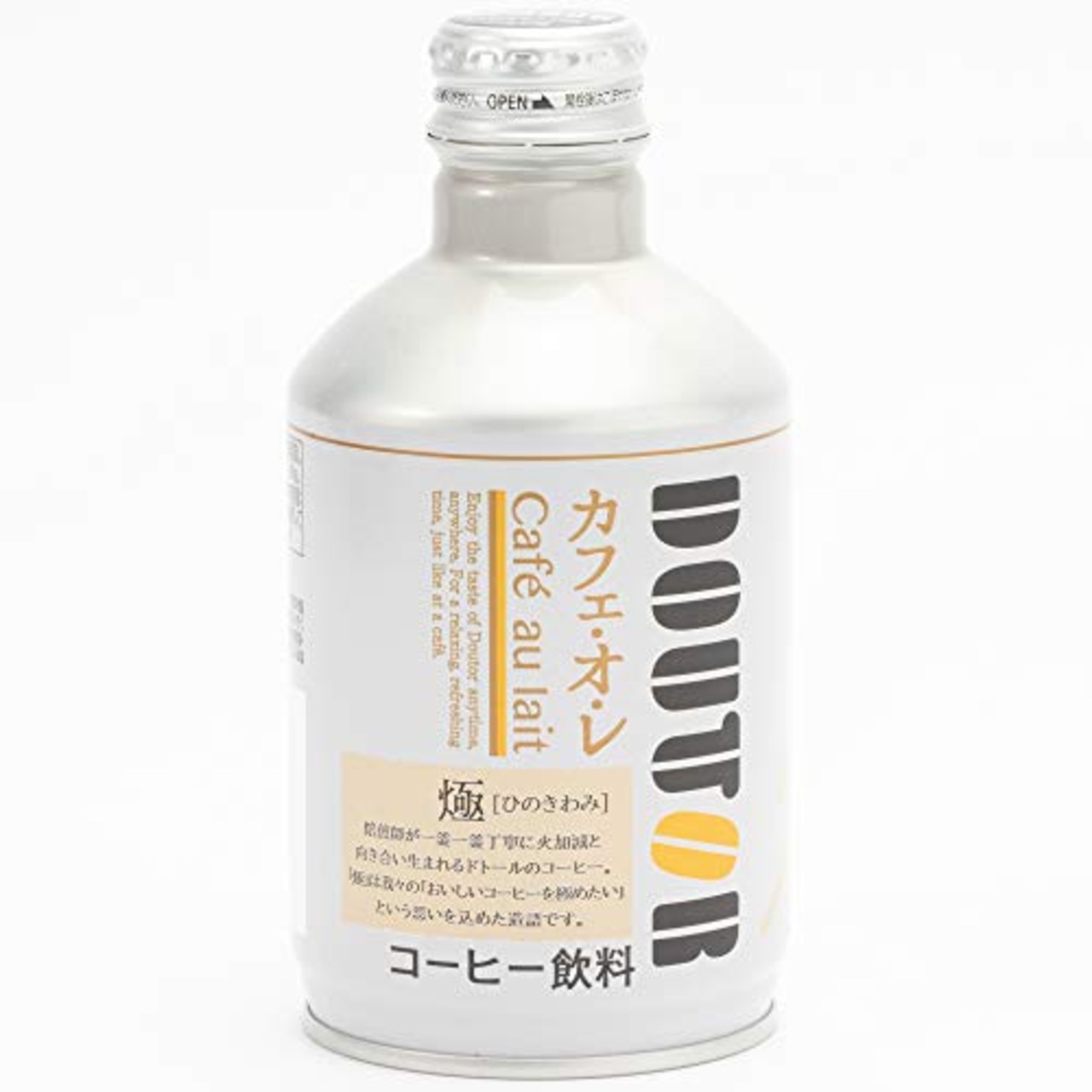 ドトールコーヒーレアルカフェオレボトル缶260g×24本