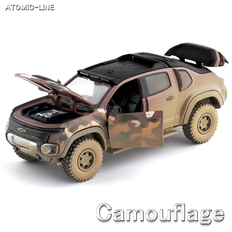 シボレー コロラド ZH2 1/32 ミニカー 全2色 ライト点灯 エンジン