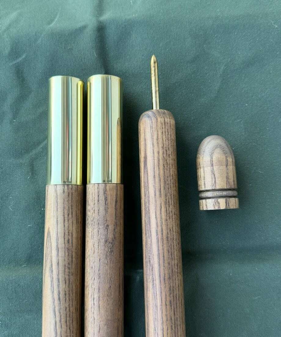 軍幕シリーズ❗️NEW OLD STOCK‼️スウェーデン軍幕 4枚＆ウッドポール