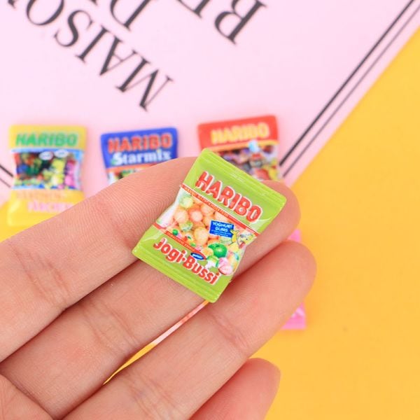 正規品販売！ ハンドメイド ヘアピン ヘアピンデコ 前髪クリップ HARIBO ハリボー グミ