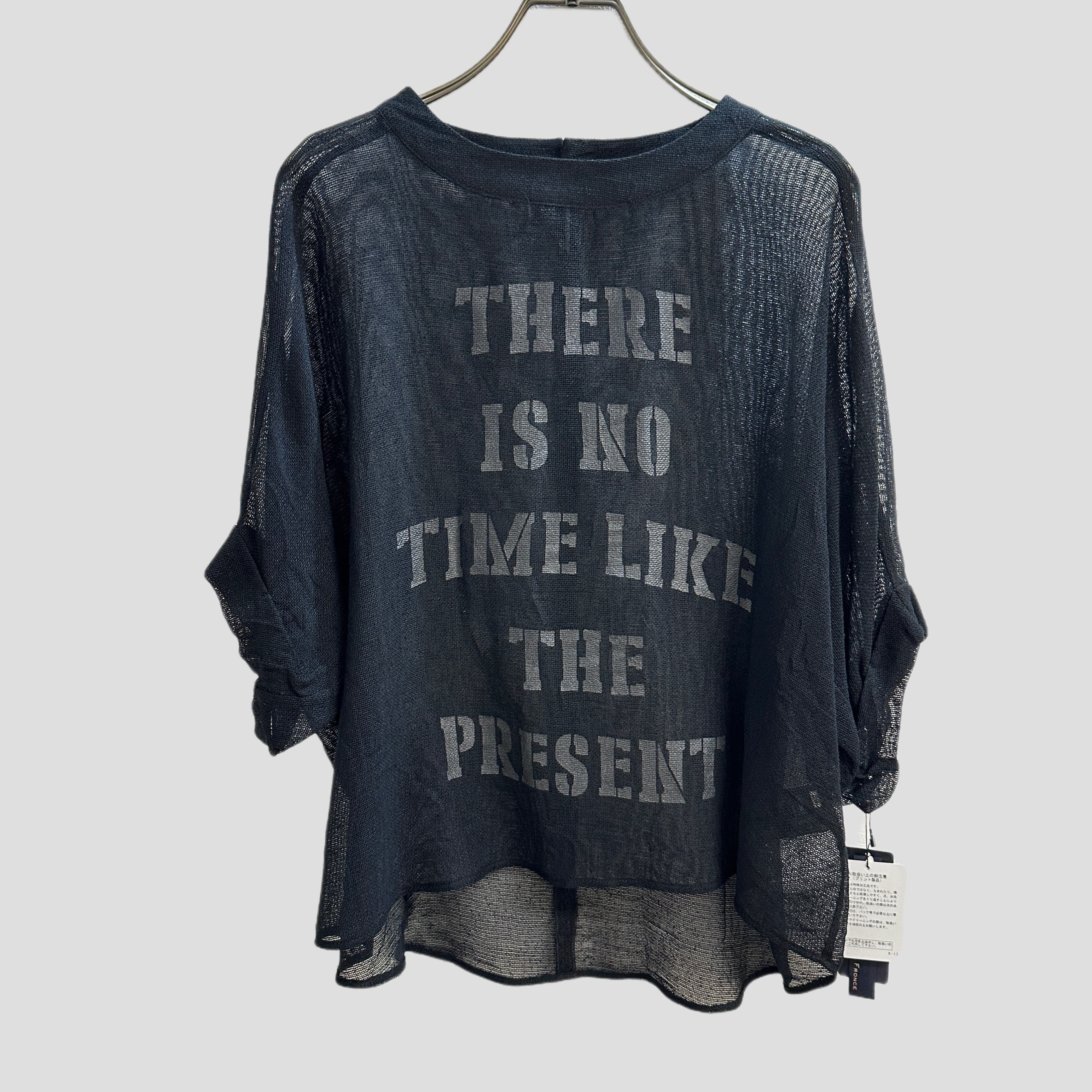 SALE》《Bluefronce》《Robe/ローブ》綿麻ロゴトップス | Pay ID