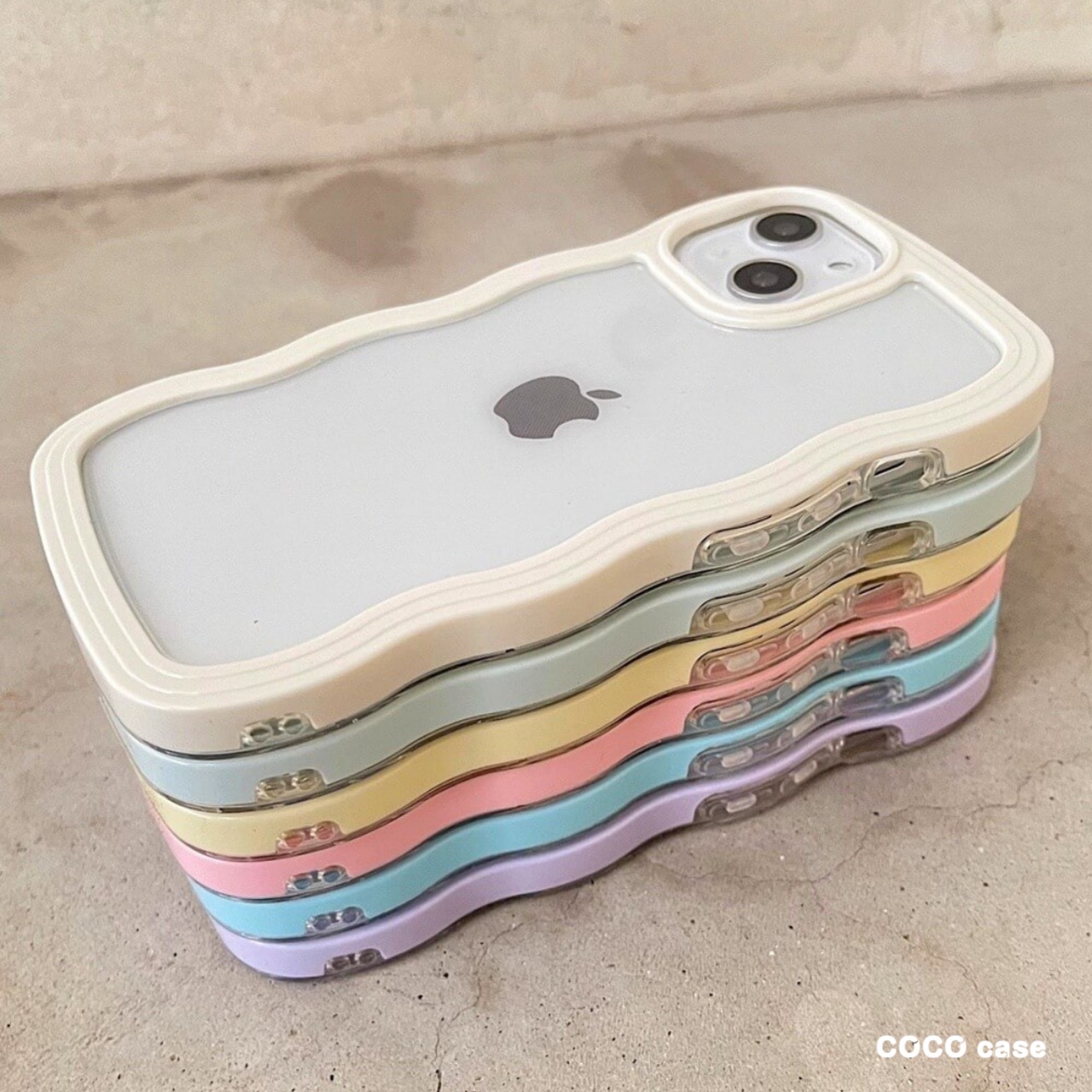 パステルなくねくねケース（ホワイト） - 10