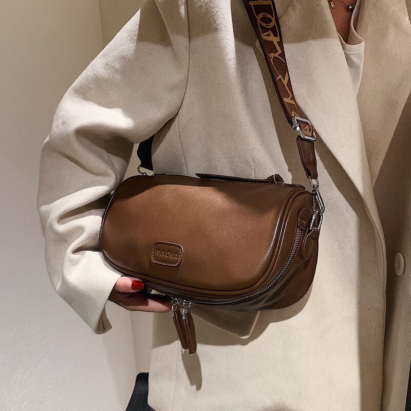 オータムウィンタースタンダード レトロ 秋物 冬物 スクウェア メッセンジャーバッグ 手作りハンドバック22473154846