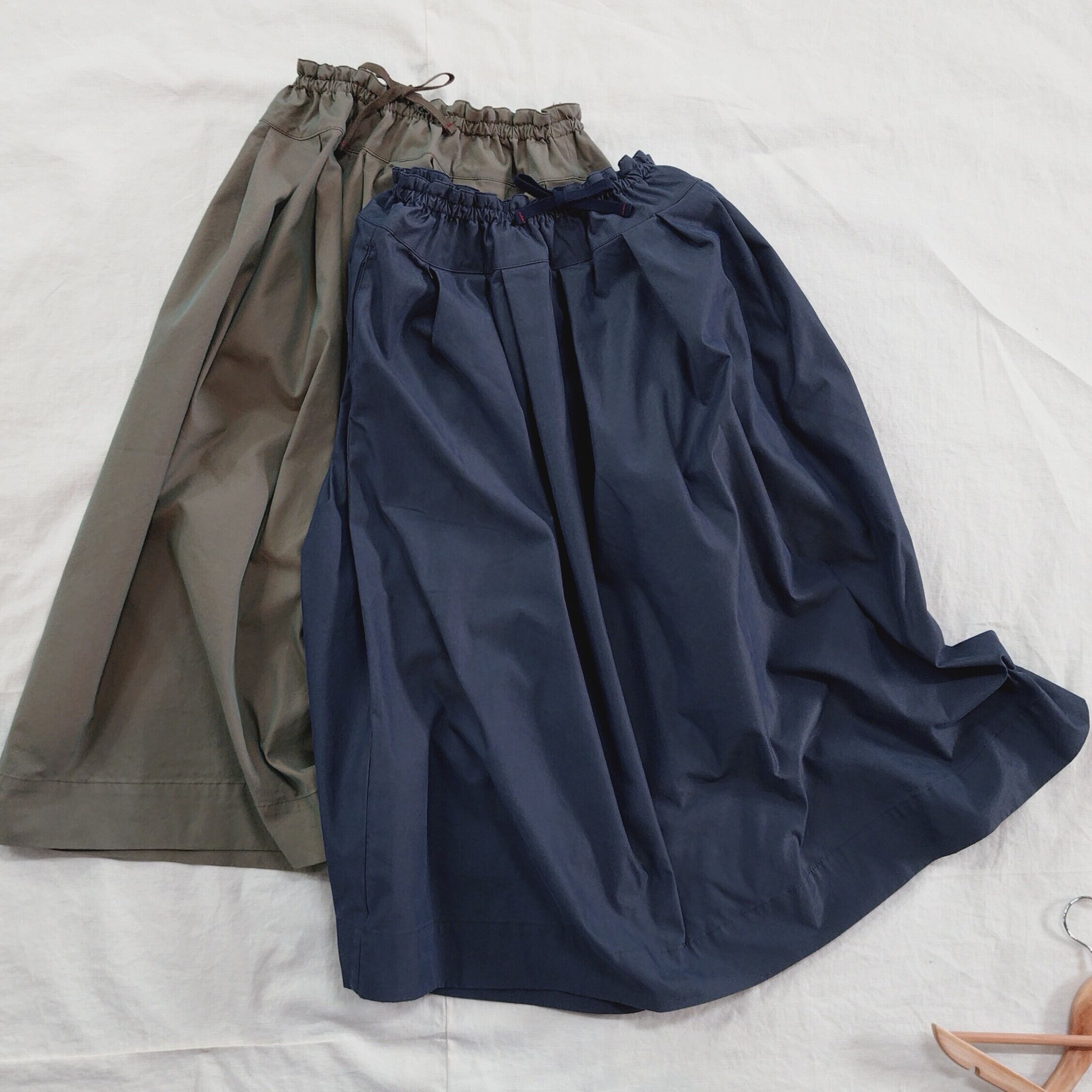Tigre brocante C/P玉虫ギャバフィセルロングスカート | 藤井衣料店