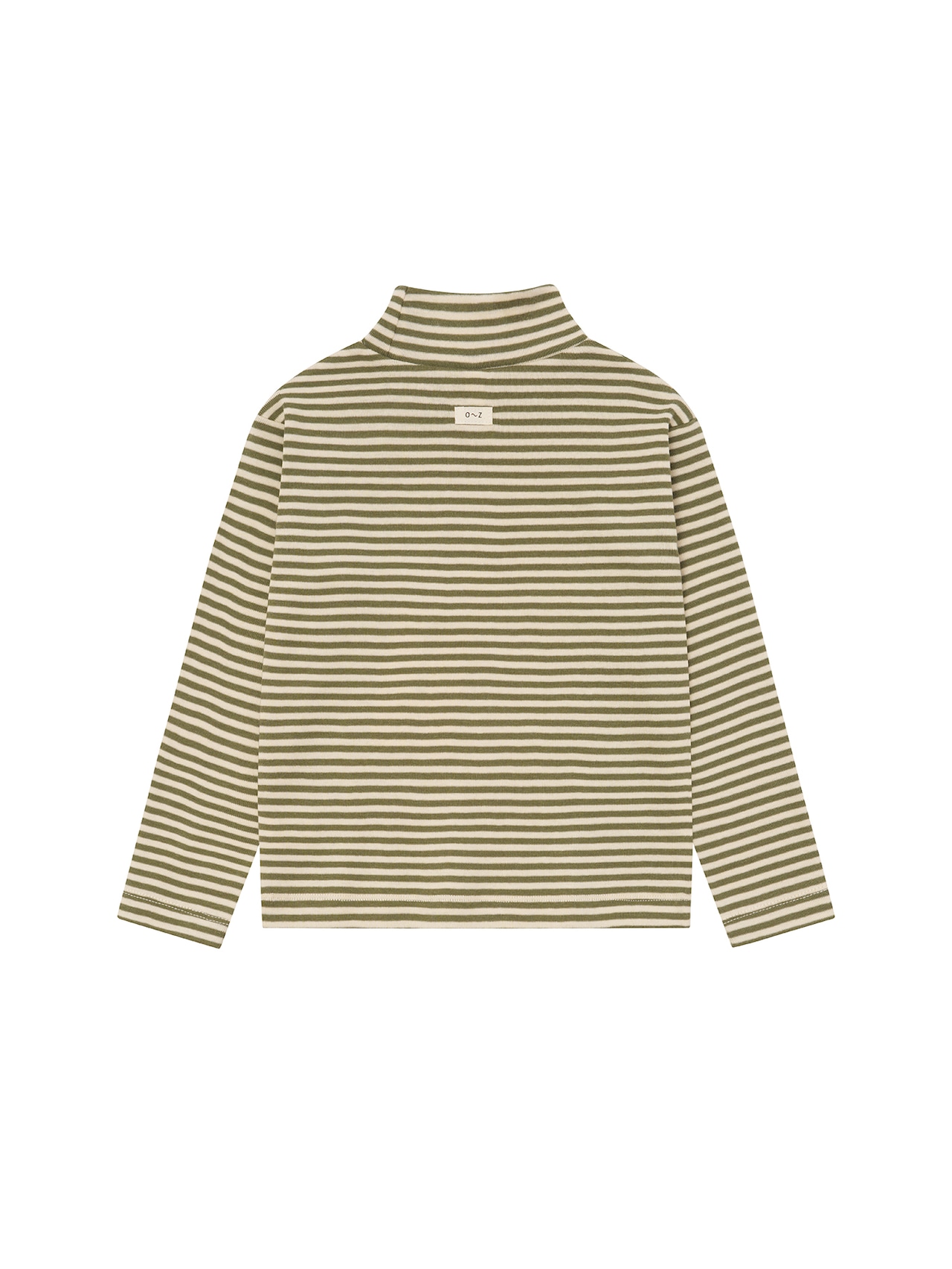 ORGANIC ZOO Fern Stripes Turtle Neck Top