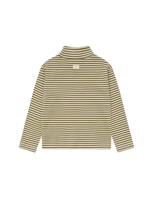 ORGANIC ZOO Fern Stripes Turtle Neck Top