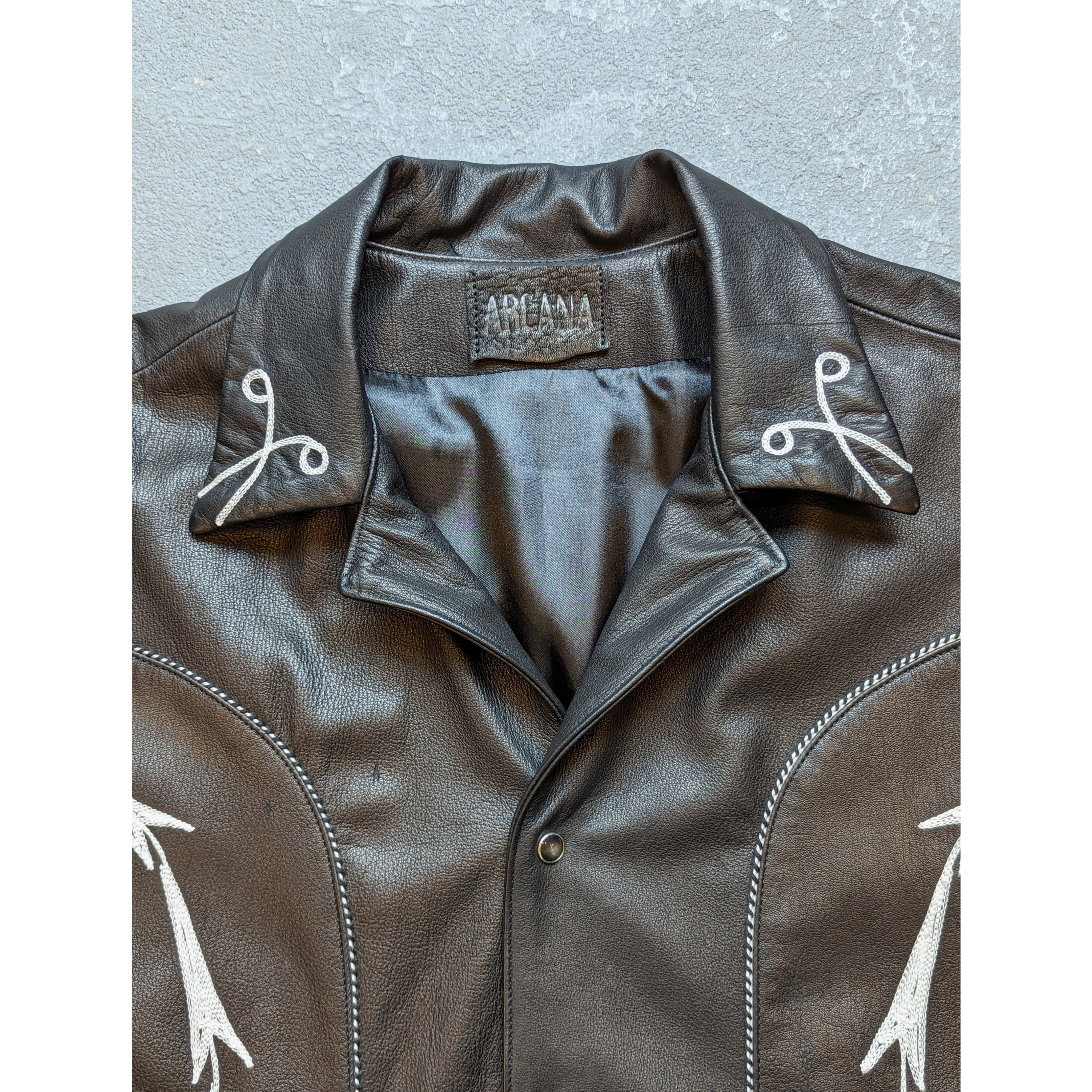 ARCANA】Leather Western Jacket | THE END