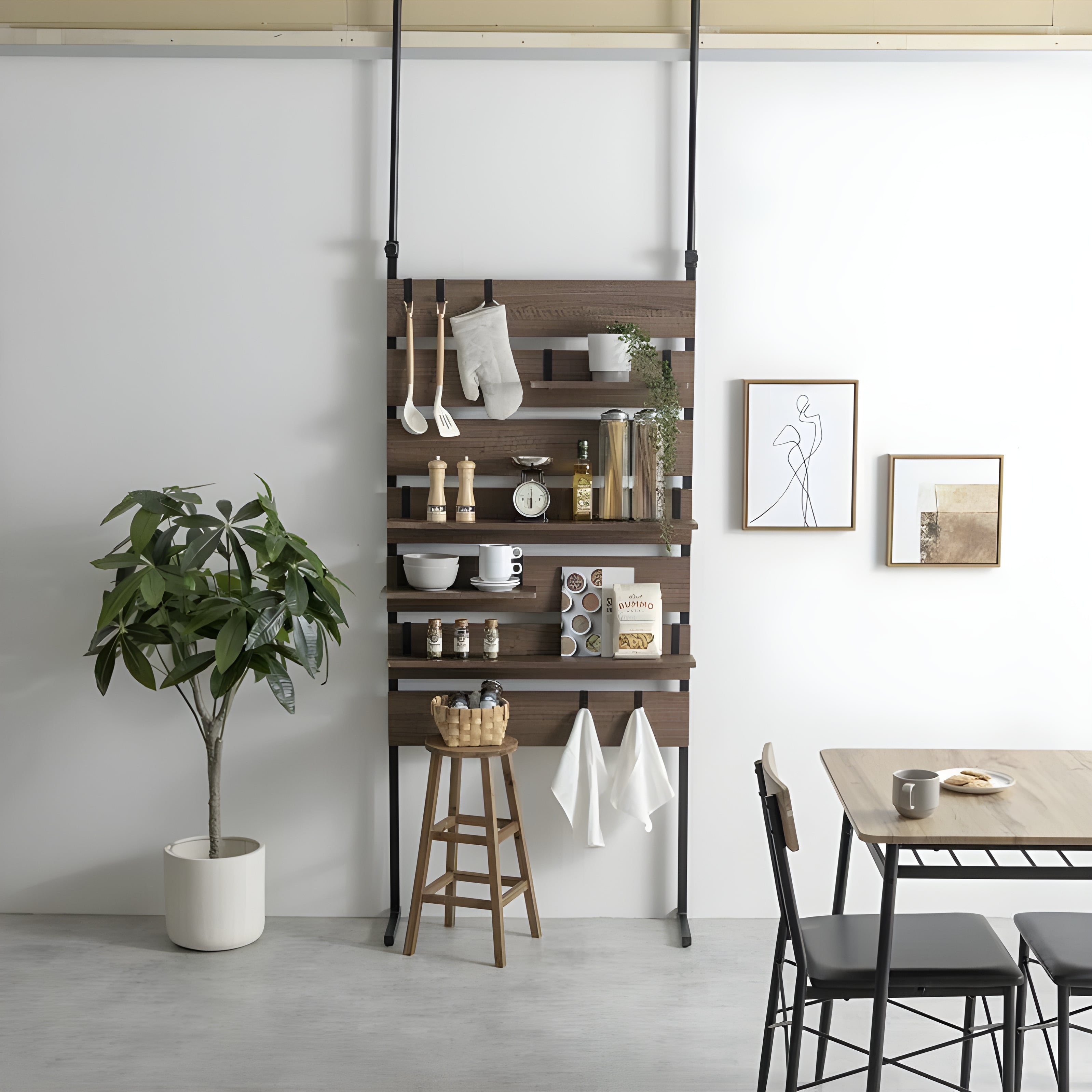 【幅80cm】 突っ張りウォールラック