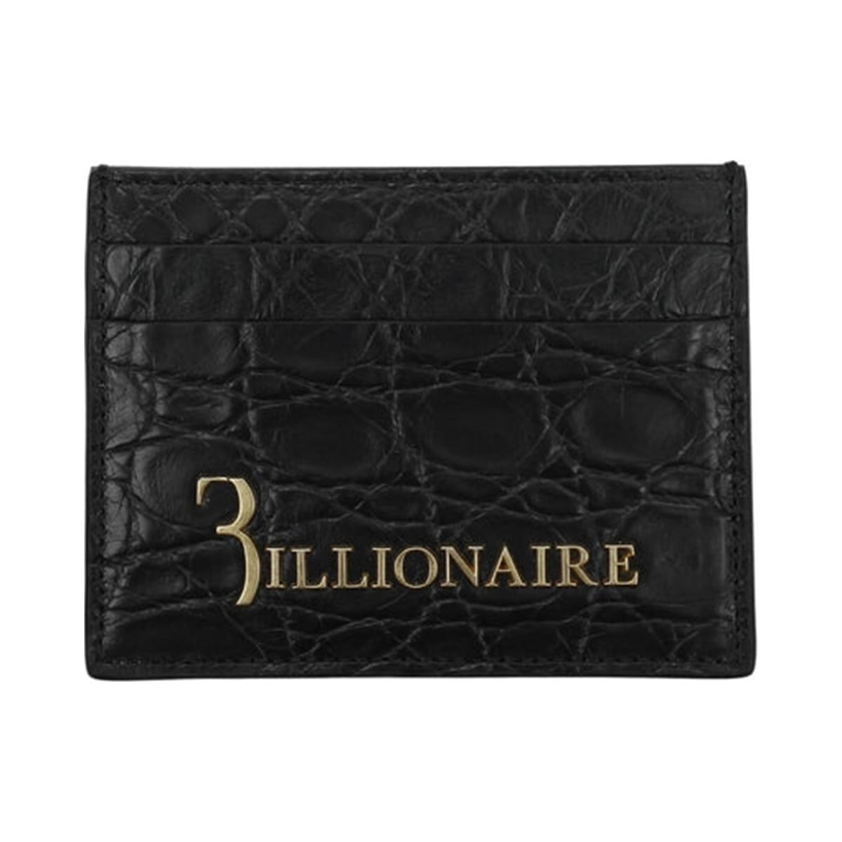 BILLIONAIRE ビリオネア メンズ ドキュメントケース カイマンクロコダイル ブラック