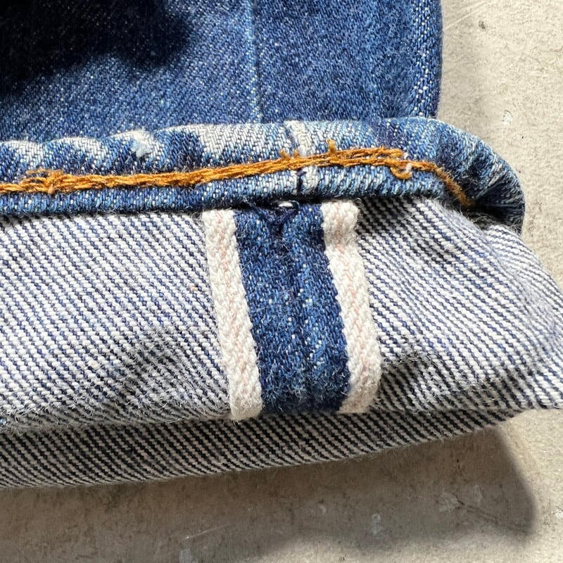 80's Levi's リーバイス 501 デニム 赤耳 RED LINE 刻印524 内股