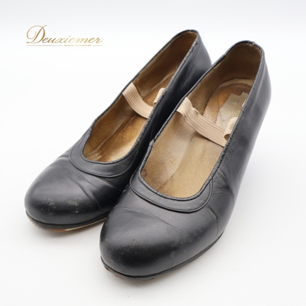 フラメンコ 衣装 シューズ 37サイズ ブラック系 黒 無地 釘 釘有り 革 ケース 袋 セット ヒール 靴 くつ シンプル 無地 レッスン 練習 上品 イベント ステージ くぎ