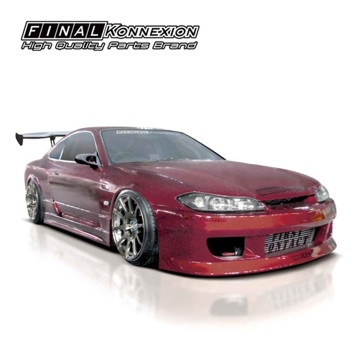 FIRST CONTACT】 FRP製 フロントバンパースポイラー NISSAN S15 