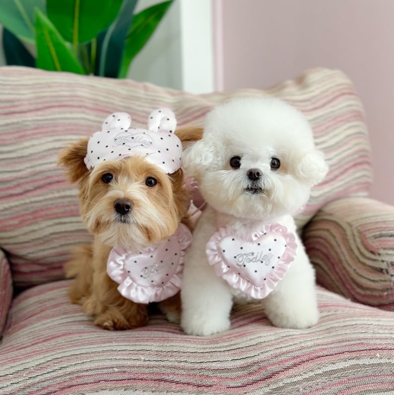 予約【todley】Dear Love Heart Bib