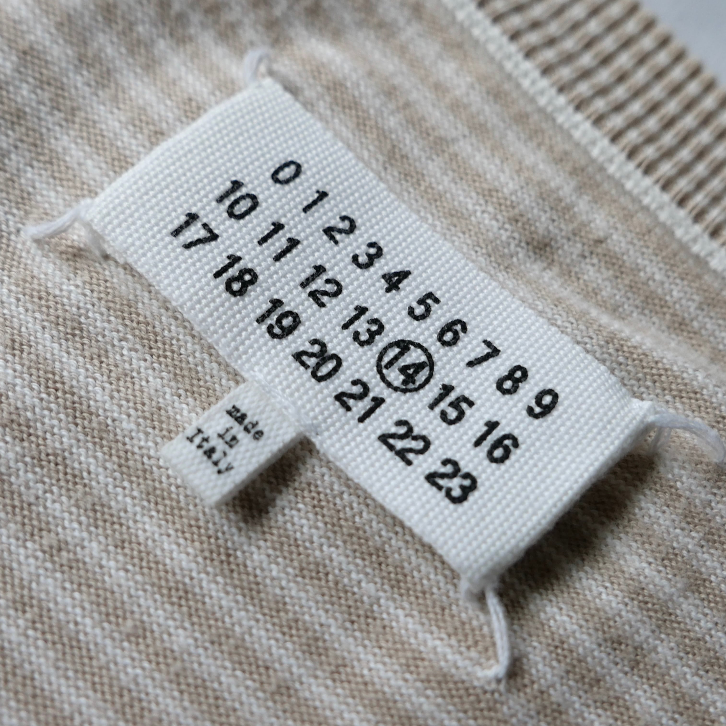 Maison Martin Margiela 13SS BORDER COTTON CARDIGAN | safarionline
