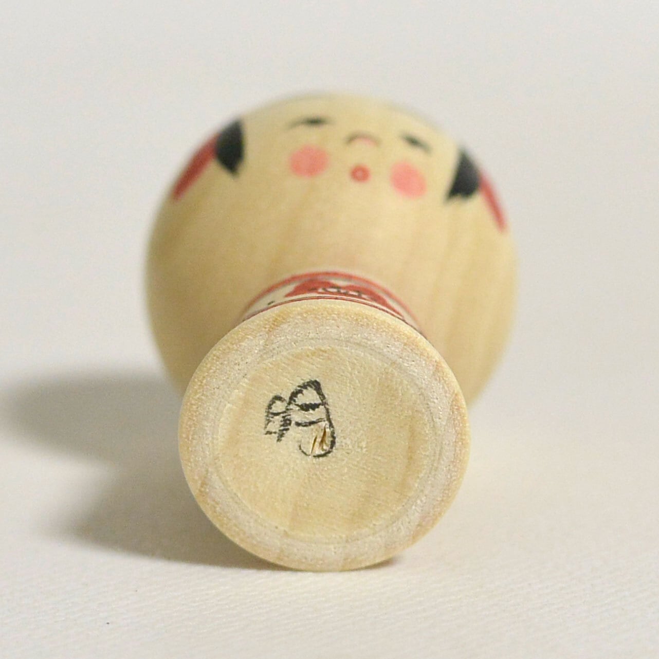 小寸こけし（ミニこけし） 約1寸 約3.5cm 鈴木明 工人（作並系）#2270