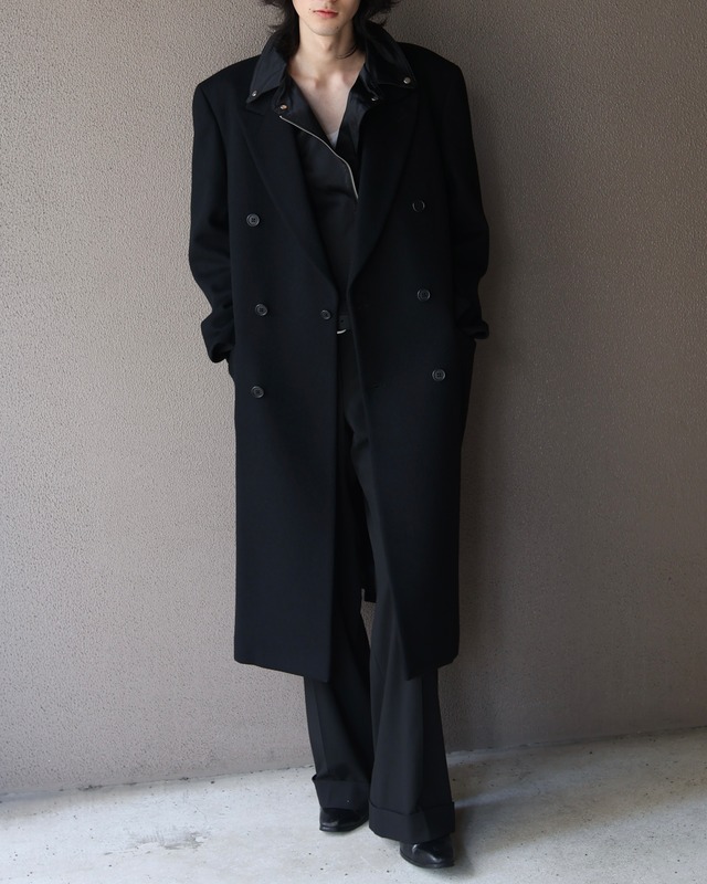 double breasted long coat