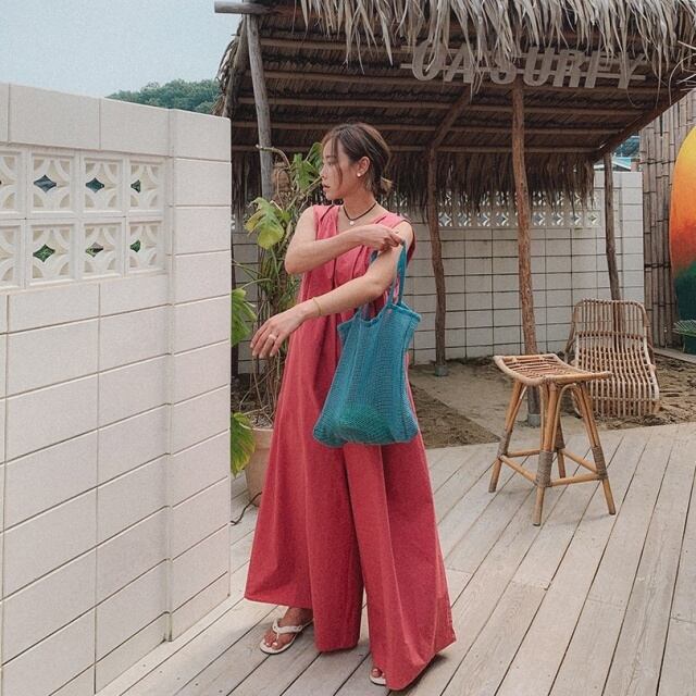 予約販売】オールインワン レディース レース ロング丈 ノースリーブ