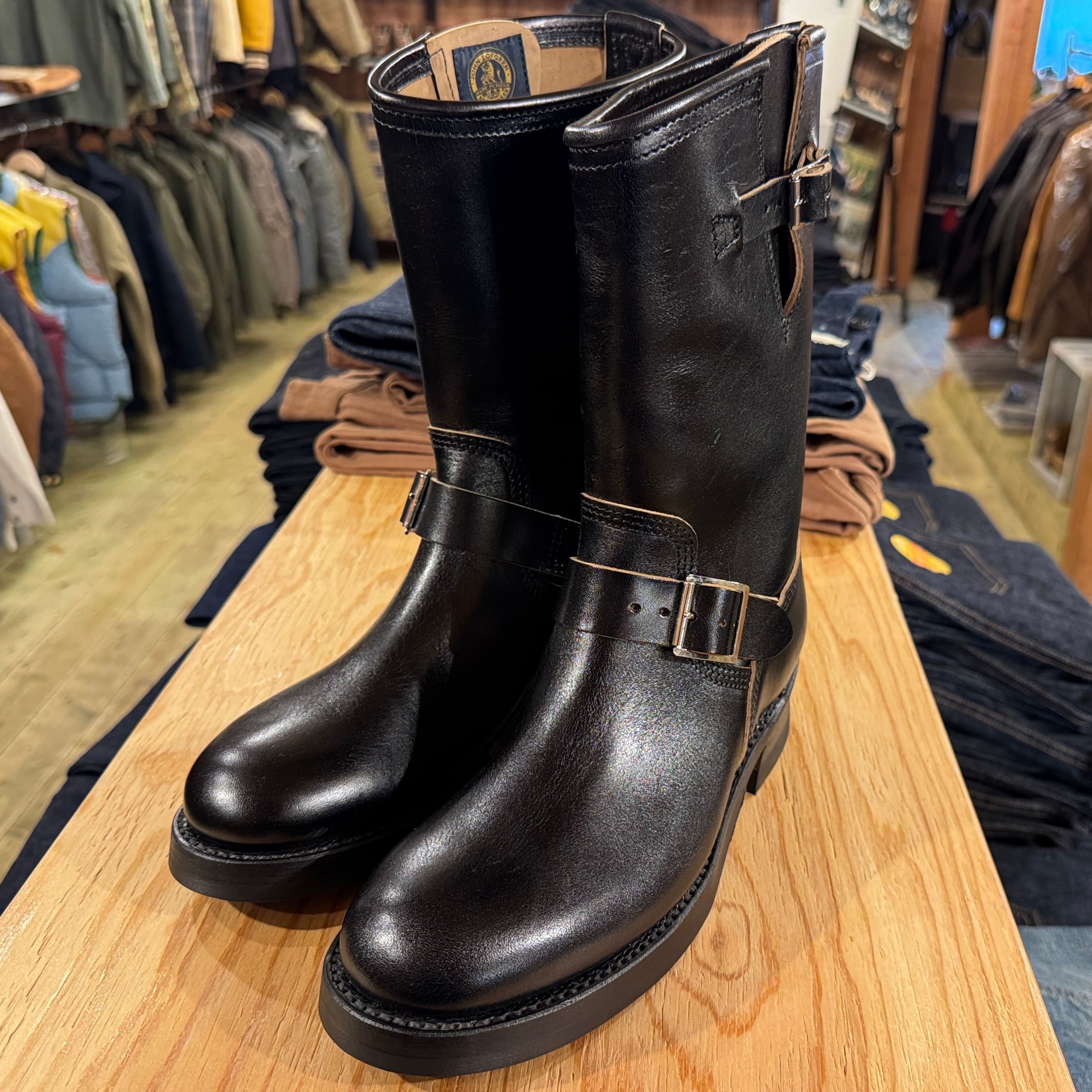 ジョンロフグレン　ブラック エンジニアブーツ サイズ8 ジョンロフグレン ブラック エンジニアブーツ サイズ8 JOHN LOFGREN