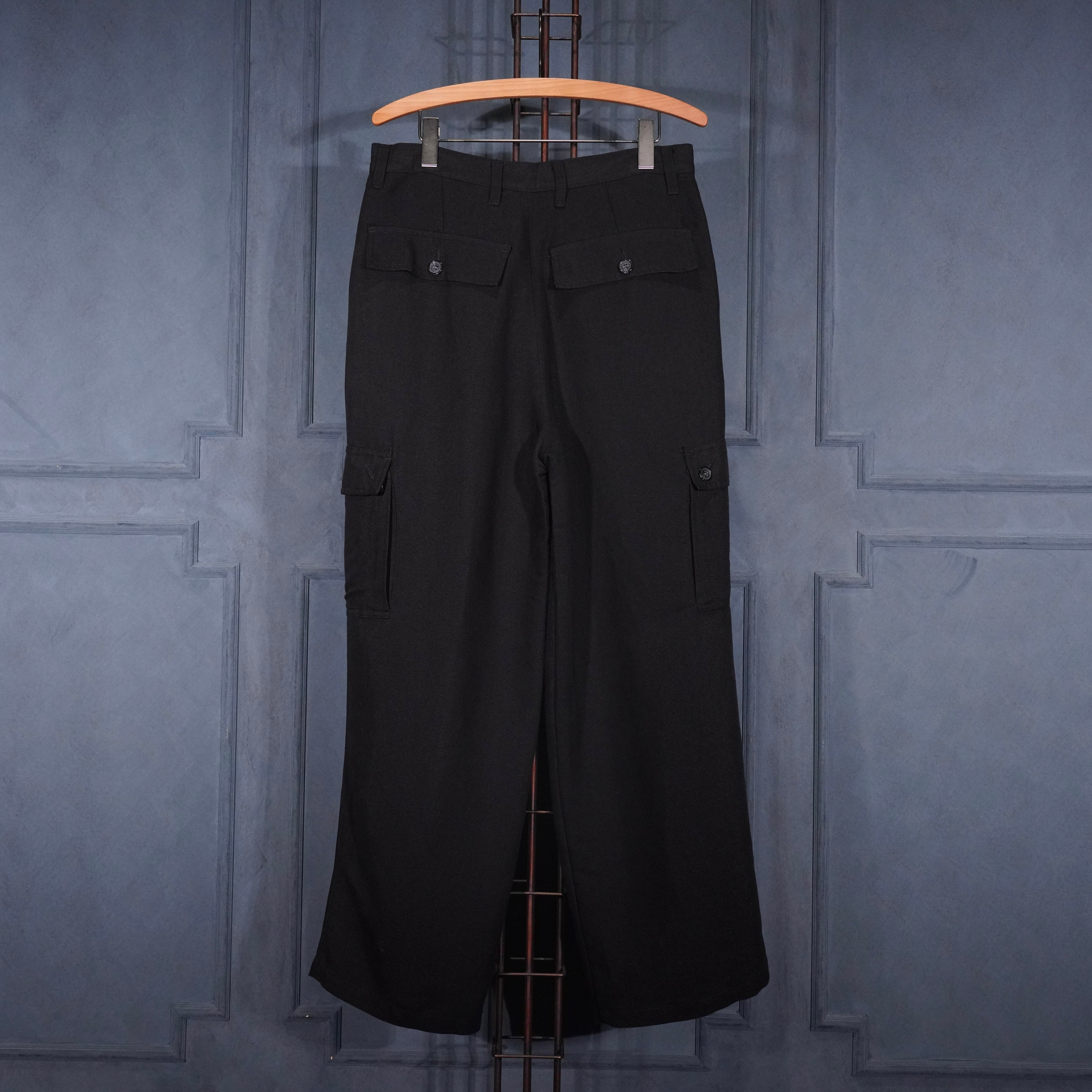 USA VINTAGE RECLAIM RAYON CARGO SLACKS PANTS/アメリカ古着レーヨン