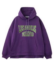 【MILKFED.】EMBROIDERYED COLLEGE LOGO SWEAT HOODIE