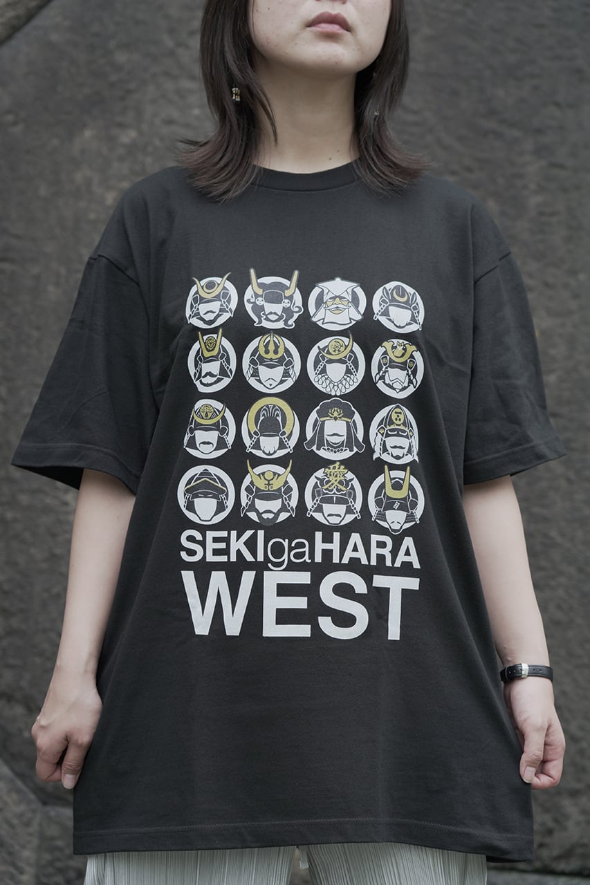 関ヶ原・西軍Tシャツ（黒）Ttpe1 | 戦国と武将のアイテム yockdesign