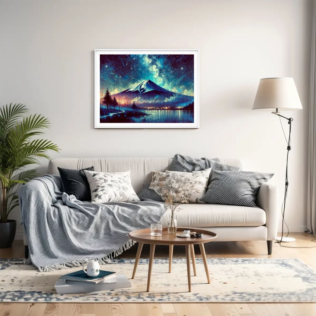 Shipping Worldwide】Mystic Mt Fuji 幻想的な夜の富士山 | Puzzle