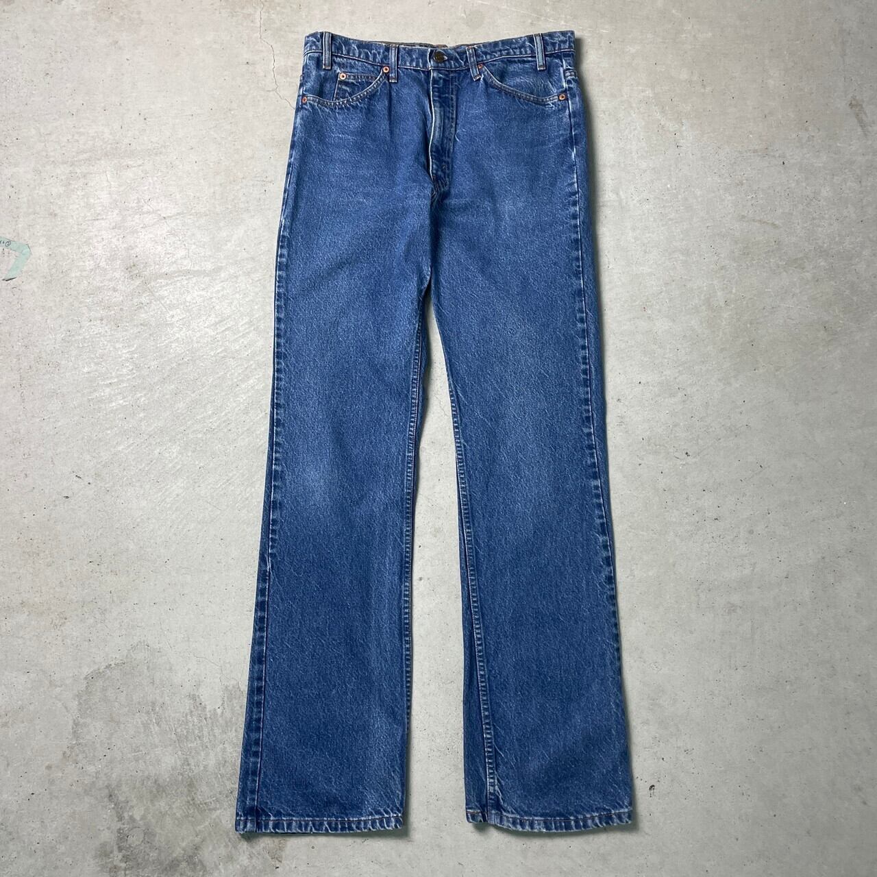 LEVI’S デニム オレンジタブ 80s フレアデニム ダメージ ブーツカット